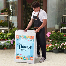 Load image into Gallery viewer, A Frame Signboard - Fits Poster 22" x 28"