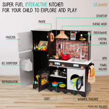 Load image into Gallery viewer, Wooden Interactive Kitchen with 9-Piece Accessory Set