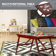 Load image into Gallery viewer, Jumbl 1500-Piece Puzzle Board - 27 x 35" Puzzle Table with Legs, Cover & 6 Removable Drawers - Black