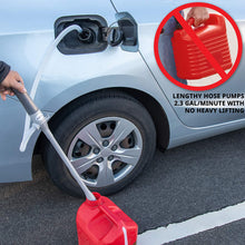 Load image into Gallery viewer, Jumbl Fuel Transfer Pump, 2.3 gal/Min Battery-Powered Transfer Pump with Auto-Stop - Gray