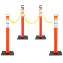 Load image into Gallery viewer, 4-Piece Outdoor Highly-Visible Delineator Kit