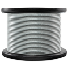 Load image into Gallery viewer, 3/32" - 3/16" Galvanized Steel Wire Rope, 1000 Ft.