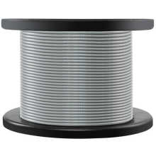 Load image into Gallery viewer, 1/8" - 3/16" Galvanized Steel Wire Rope, 750 Ft.