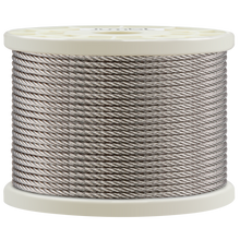 Load image into Gallery viewer, 316 Grade Stainless-Steel Wire Rope, 250 Ft.
