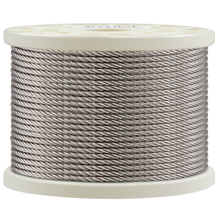 Load image into Gallery viewer, 316 Grade Stainless-Steel Wire Rope, 250 Ft.