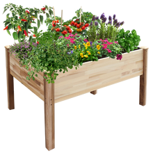 Load image into Gallery viewer, Elevated Cedar Wood Garden Bed, 49” x 34”