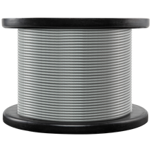 Load image into Gallery viewer, 3/32" - 3/16" Galvanized Steel Wire Rope, 750 Ft.