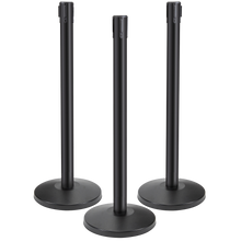 Load image into Gallery viewer, 3-Piece Heavy-Duty Stanchion Set with Retractable Belt