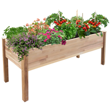 Load image into Gallery viewer, Elevated Cedar Wood Garden Bed, 72" x 23"