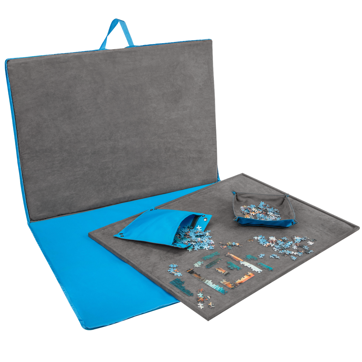 Portable Zip-Up Puzzle Case with Non-Slip Puzzle Board – Jumbl store