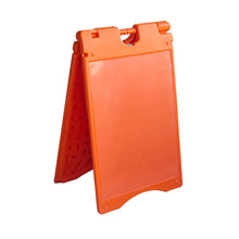 Load image into Gallery viewer, Jumbl A Frame Sandwich Board – 22 x 28” Display Sidewalk Sign with PVC Sign Protector (Orange)