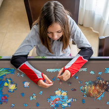 Load image into Gallery viewer, Jumbl 1500-Piece Puzzle Case, Portable Puzzle Board & Travel Case with Trays & Handle - Black