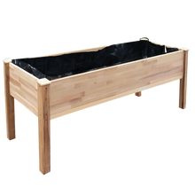 Load image into Gallery viewer, Elevated Cedar Wood Garden Bed, 72" x 23"