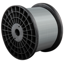 Load image into Gallery viewer, 1/8" - 3/16" Galvanized Steel Wire Rope, 1000 Ft.