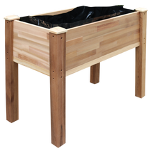 Load image into Gallery viewer, Elevated Cedar Wood Garden Bed, 34” x 18”