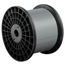 Load image into Gallery viewer, 3/32" - 3/16" Galvanized Steel Wire Rope, 1000 Ft.