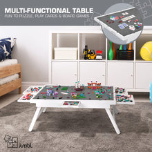 Load image into Gallery viewer, Jumbl 1000-Piece Puzzle Board - 23 x 31" Wooden Puzzle Table with Felt Surface & 6 Drawers - White