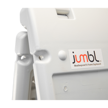 Load image into Gallery viewer, White Waterproof A-Frame Signboard (24" x 37.5")