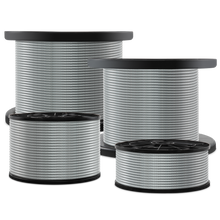 Load image into Gallery viewer, 1/8" - 3/16" Galvanized Steel Wire Rope, 750 Ft.