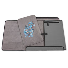 Load image into Gallery viewer, Jumbl 1000-Piece Puzzle Caddy, Portable Puzzle Board & Travel Case with 2 Trays & Handle - Gray