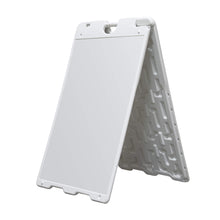 Load image into Gallery viewer, Jumbl A Frame Sandwich Board – 24 x 36” Display Sidewalk Sign with PVC Sign Protector (White)