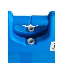 Load image into Gallery viewer, Jumbl A Frame Sandwich Board – 15.7 x 26” Display Sidewalk Sign with PVC Sign Protector (Blue)