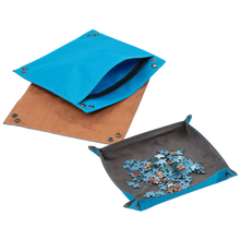 Load image into Gallery viewer, Portable Zip-Up Puzzle Case with Non-Slip Puzzle Board