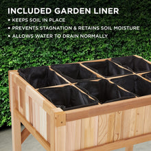 Load image into Gallery viewer, Jumbl Raised Garden Bed, 31 x 23 x 31 in, Durable Canadian Cedar Wood Elevated Garden Bed