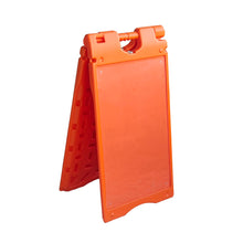 Load image into Gallery viewer, Jumbl A Frame Sandwich Board – 15.7 x 26” Display Sidewalk Sign with PVC Sign Protector (Orange)