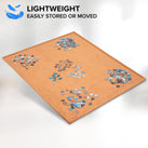 Jumbl 1,500-Pieces Puzzle Board, 25 x 35", Portable Jigsaw Puzzle Table W/Non-Slip Felt Surface