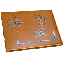 Load image into Gallery viewer, Wooden Puzzle Board with 4 Storage Drawers