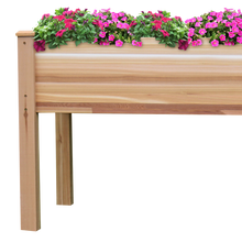 Load image into Gallery viewer, Elevated Cedar Wood Garden Bed, 72" x 23"