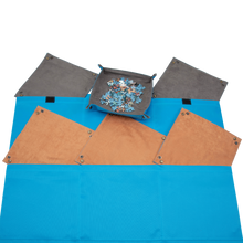 Load image into Gallery viewer, Portable Zip-Up Puzzle Case with Non-Slip Puzzle Board