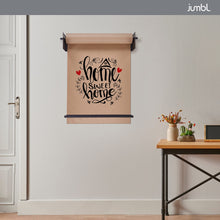 Load image into Gallery viewer, Jumbl Kraft Paper Wall Dispenser, 24" Wall Mounted Paper Roll Dispenser with Paper Cutter (Black)