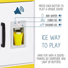 Load image into Gallery viewer, Lil’ Jumbl Double-Sided Restaurant Pretend Play Set, Wooden Diner Set with Sounds & Accessories