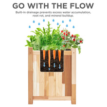 Load image into Gallery viewer, Jumbl Raised Garden Bed, 16 x 18 x 20 in, Durable Canadian Cedar Wood Elevated Garden Bed