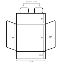 Load image into Gallery viewer, Jumbl Cargo Liner for SUV's and Cars with Waterproof Material & Side Walls Protectors, Universal Fit