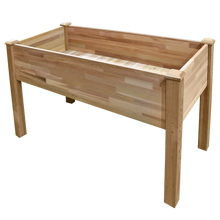 Load image into Gallery viewer, Elevated Cedar Wood Garden Bed, 49” x 23”