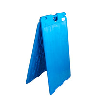 Load image into Gallery viewer, Jumbl A Frame Sandwich Board – 24 x 36” Display Sidewalk Sign with PVC Sign Protector (Blue)