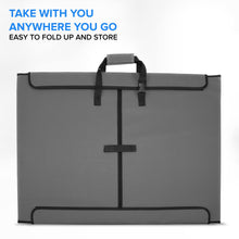 Load image into Gallery viewer, Jumbl 1000-Piece Puzzle Caddy, Portable Puzzle Board & Travel Case with 2 Trays & Handle - Gray