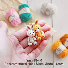 Load image into Gallery viewer, JumblCrafts Mini 20ct Crochet Yarn Set - 100% Acrylic for Knitting & Crochet - 20 Vibrant Colors