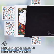 Load image into Gallery viewer, Jumbl 1000-Piece Puzzle Board - 23 x 31" Wooden Puzzle Table with 6 Removable Drawers - White