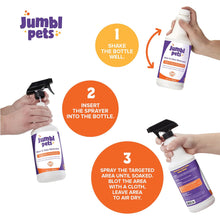 Load image into Gallery viewer, JumblPets 32oz Pet Stain & Odor Eliminator - Unscented Enzyme Cleaner Spray for Urine & Feces