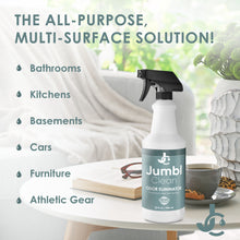 Load image into Gallery viewer, JumblClean Zero Odor Multipurpose Odor Eliminator Spray & Room Deodorizer with No Scent & Non Toxic