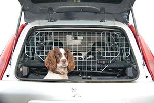 Backseat Pet Barrier with Adjustable Straps and Extension Panels