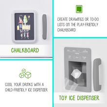 Load image into Gallery viewer, Lil&#39; Jumbl White Kitchen Playset with Chalkboard &amp; Play Phone
