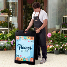 Load image into Gallery viewer, A Frame Signboard - Fits Poster 22" x 28"
