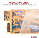 Jumbl 1000 Piece Puzzle Board, 4 drawers