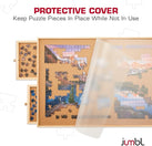 Jumbl 1000 Piece Puzzle Table, folding legs with 4 drawers