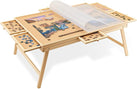 Jumbl 1500 Piece Puzzle Table, folding legs with 6 drawers